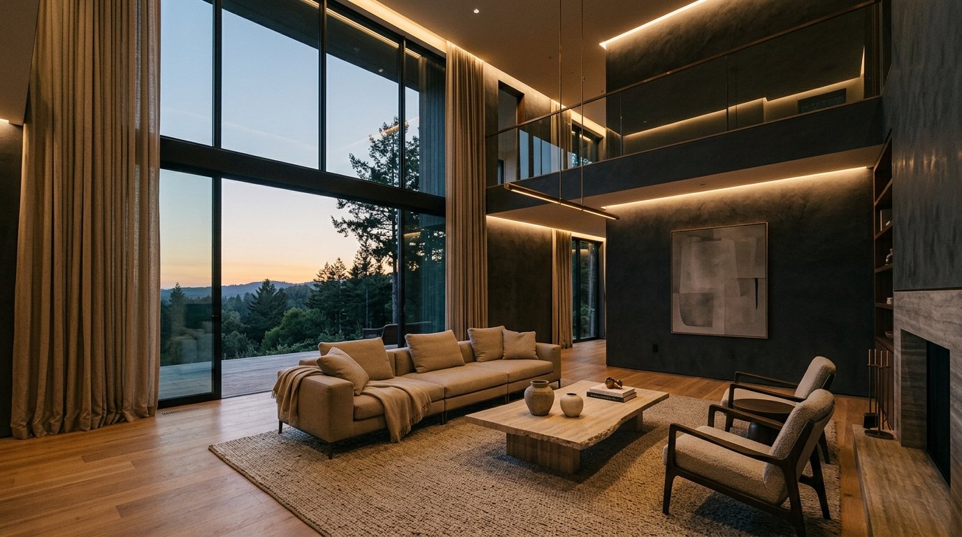 FORMÉ Interior Studio — Haute interior architecture & spatial design atelier · 360° space tour · canvas inversion